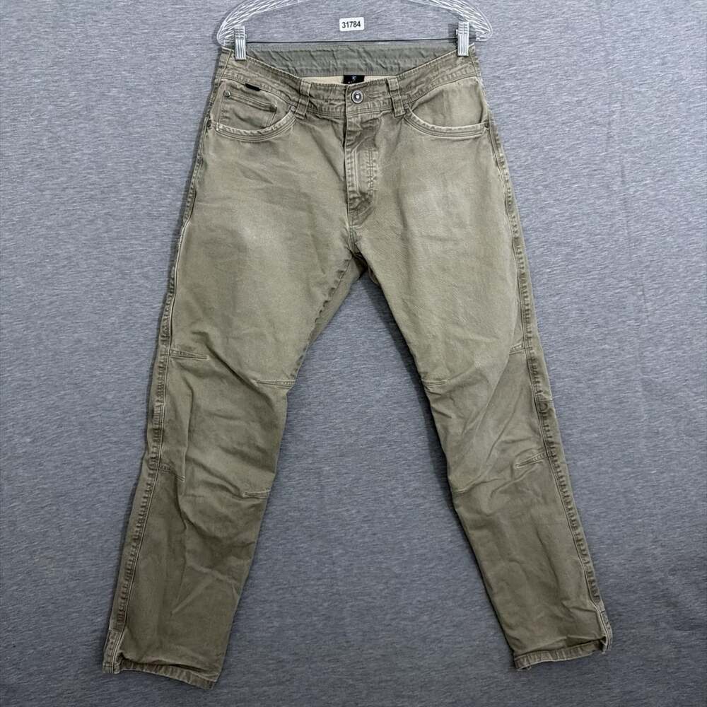 Kuhl 5016 Men's Size 32x32 Brown Straight Leg Rydr Heavyweight Patina Dye Pants